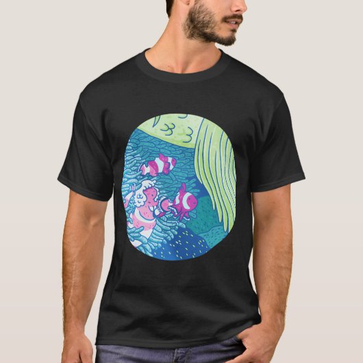 kleine zeemeermin t-shirt (Voorkant)