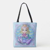 Kleine Zeemeermin Tote Bag (Achterkant)