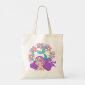 kleine zeemeermin tote bag (Achterkant)