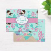 Kleine Zeemeermin TY Gift Label L Brunette Visitekaartjes (Bureau)