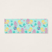 Kleine Zeemeermin TY Gift Label S Blonde Mini Visitekaartjes (Achterkant)