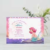 Kleine zeemeermin van de uitnodiging van de Zee (Staand voorkant)