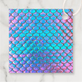 kleine zeemeermin Verjaardag Bedankjes Labels (Achterkant)