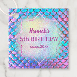 kleine zeemeermin Verjaardag Bedankjes Labels