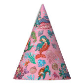 Kleine Zeemeermin Verjaardag Feesthoedjes (Links)