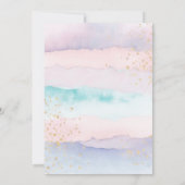 Kleine zeemeermin verjaardagsbash onder het Zee In Kaart (Achterkant)