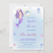 Kleine Zeemeermin Verjaardagskaarten Kaart (Voorkant)