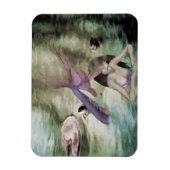 Kleine Zeemeermin Vinyl Magneet (Verticaal)