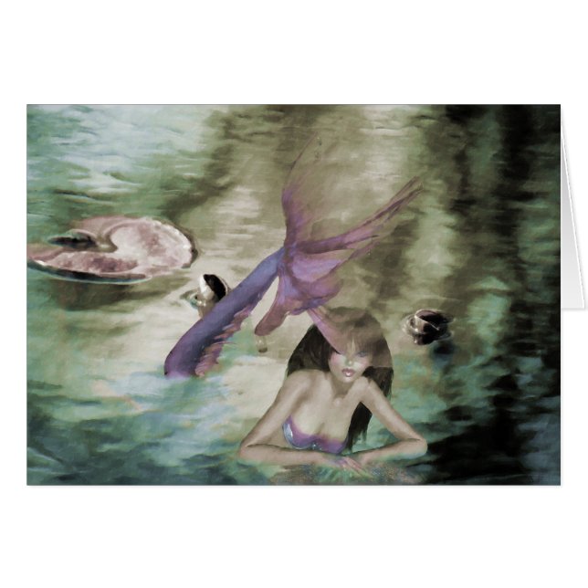 Kleine Zeemeerminikaart (Voorkant Horizontaal)