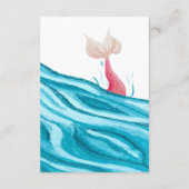 Kleine zeemeerminnelijke boeken voor Baby Informatiekaartje (Achterkant)