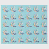  kleine zeemeerminnen cadeaupapier (Vlak)