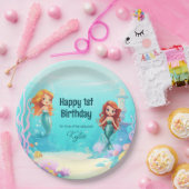 Kleine zeemeerminnen onder het Zee Verjaardagsfees Papieren Bordje (Feest)