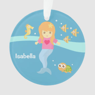 Kleine zeemeerminnen Zee creëren Girls Room Ornament