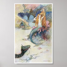  kleine zeemeerminnende schilderij