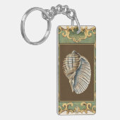 Kleine Zeemeerminnenschelpen Sleutelhanger (Voorkant Links)