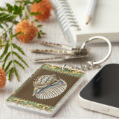 Kleine Zeemeerminnenschelpen Sleutelhanger (Voorkant Rechts)