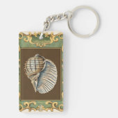 Kleine Zeemeerminnenschelpen Sleutelhanger (achterkant)