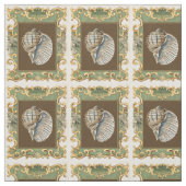 Kleine Zeemeerminnenschelpen Stof (Swatch)