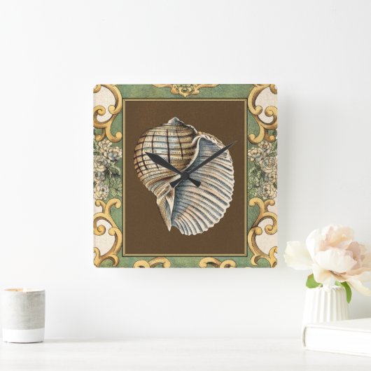 Kleine Zeemeerminnenschelpen Vierkante Klok (Huis)