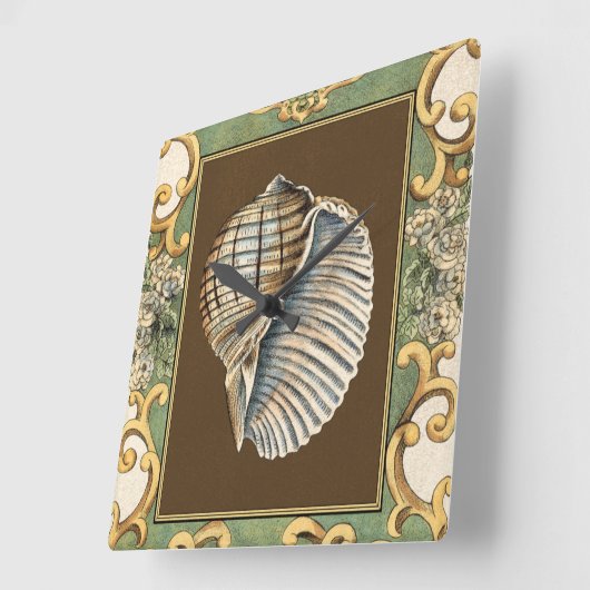 Kleine Zeemeerminnenschelpen Vierkante Klok (Hoek)