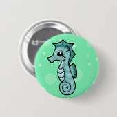 Kleine zeepaardje ronde button 5,7 cm (Voorkant /achterkant)