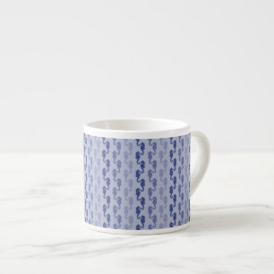 Kleine Zeepaardjes Blauwe Lavendel Espresso Mok