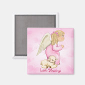 Kleine zegeningen engel meisje magneet (Voorkant / Achterkant)