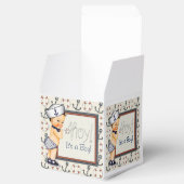 Kleine zeiler nautische baby jongen douche bedankdoosjes (Geopend)