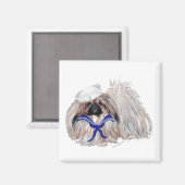 Kleine Zeiler Pekingees Magneet (Voorkant / Achterkant)