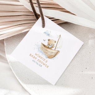 Kleine Zeiler Teddybeer Babyshower Bedankt Bedankjes Labels