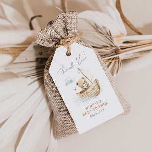 Kleine Zeiler Teddybeer Babyshower Bedankt Cadeaulabel