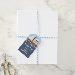Kleine Zeiler Zeevaart Thema Baby Shower Feestje Cadeaulabel