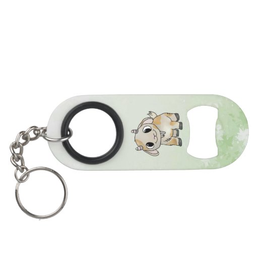 kleine Ziege   Mini Flessenopener (Achterkant Horizontaal)