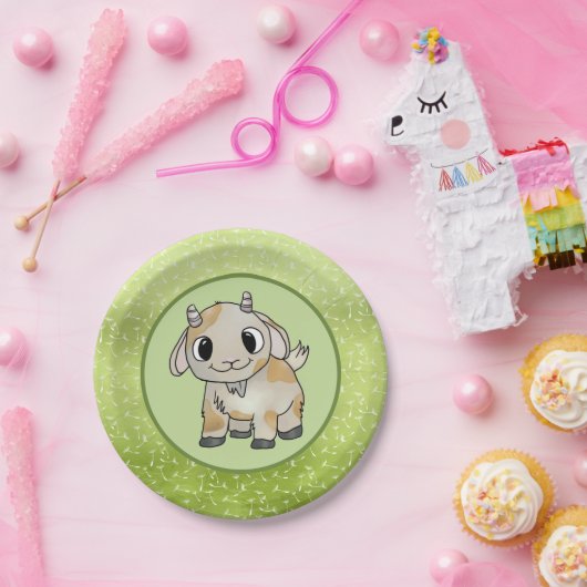 kleine ziege  papieren bordje (Feest)
