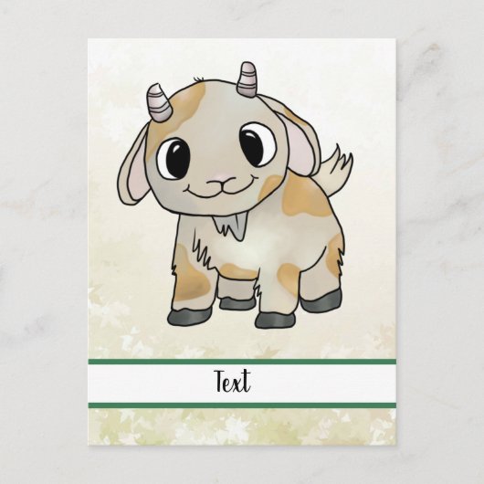 kleine Ziege Post-it Klebezettel Briefkaart (Voorkant)