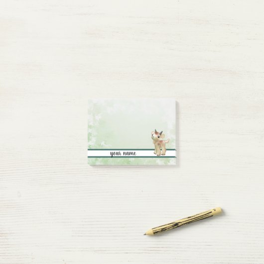 kleine Ziege Post-it® Notes (Op bureau)