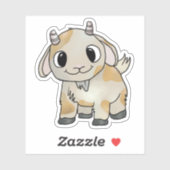 kleine Ziege  Sticker (Vel)