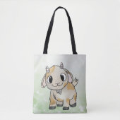 kleine Ziege Tote Bag (Voorkant)