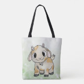 kleine Ziege Tote Bag (Achterkant)