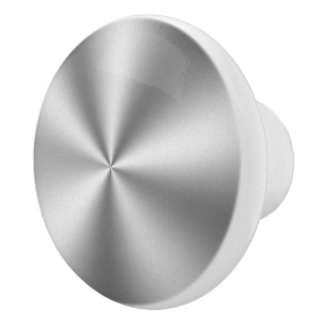 Kleine zilveren tinten roestvrij staal keramische knop