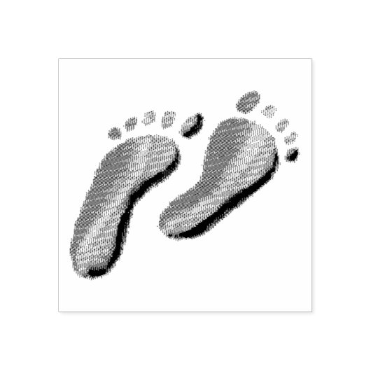 Kleine zoet Rubberstempel (Afrduk)