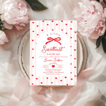 Kleine Zoete Hart Boog Valentijns Baby Shower
