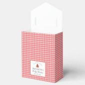 Kleine zoete watermeloen Baby shower Bedankdoosjes (Geopend)