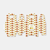 Kleine Zonnebloem 1e verjaardag Bedankdoosjes (Uitgevouwen)