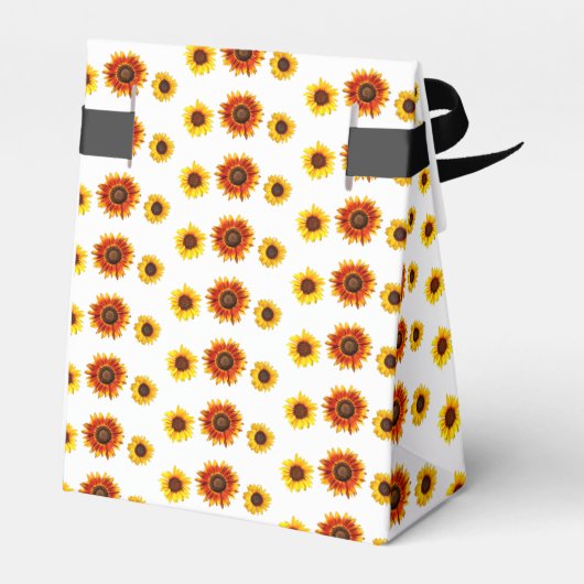 Kleine Zonnebloem 1e verjaardag Bedankdoosjes (Achterkant)