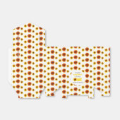 Kleine Zonnebloem 1e verjaardag Bedankdoosjes (Uitgevouwen)