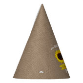 Kleine Zonnebloem 1e verjaardag Feesthoedjes (Links)