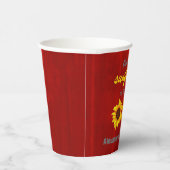 Kleine Zonnebloem 1e verjaardag Papieren Bekers (Rechts)