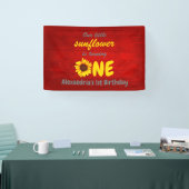 Kleine Zonnebloem 1e verjaardag Spandoek (Beurs)