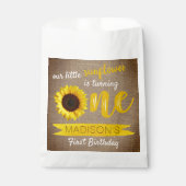 Kleine Zonnebloem 1e Verjaardagsfeest Bedankzakje (Voorkant)